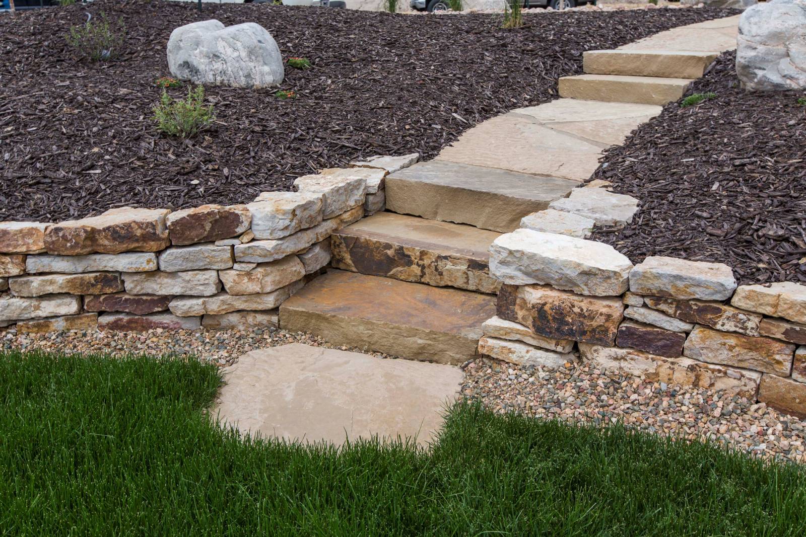 Mur à pierres sèches