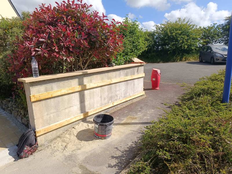 Pose d’un bardage bois classe IV à Louannec par Les Paysagistes du Trégor à Pleumeur-Bodou