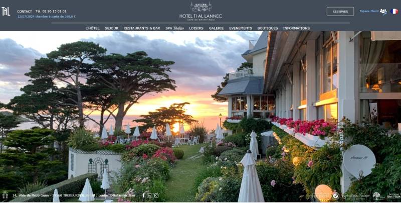 Hôtel Ti Al Lannec à Trébeurden