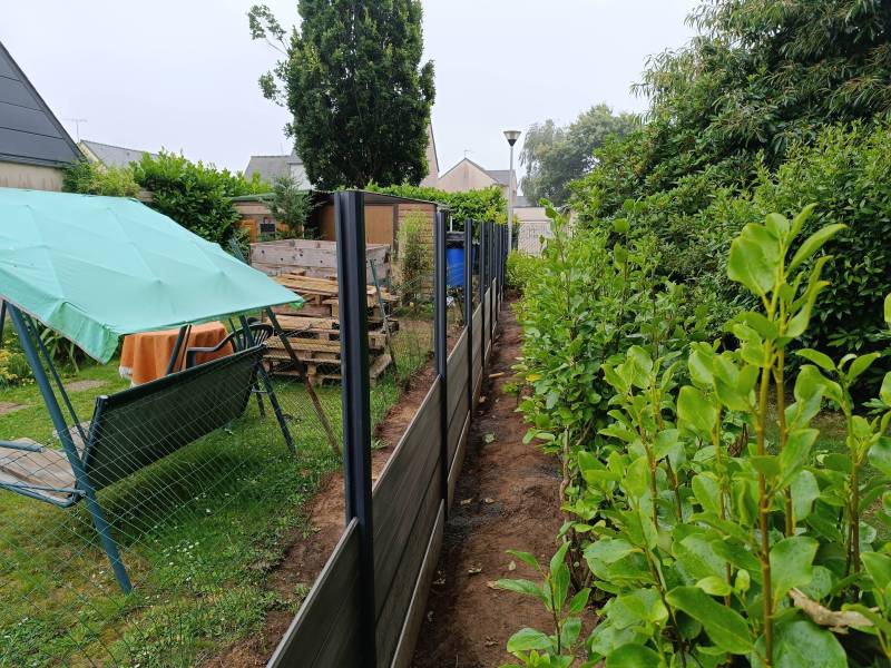 Clôture composite à Lannion