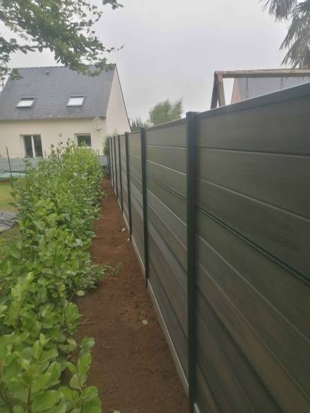 Clôture composite à Lannion